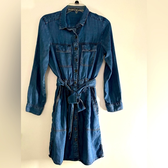 Velvet Heart Women’s Buttoned Denim Dress - Picture 1 of 5